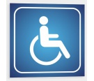 Samolepka Invalida (95 x 95 mm)